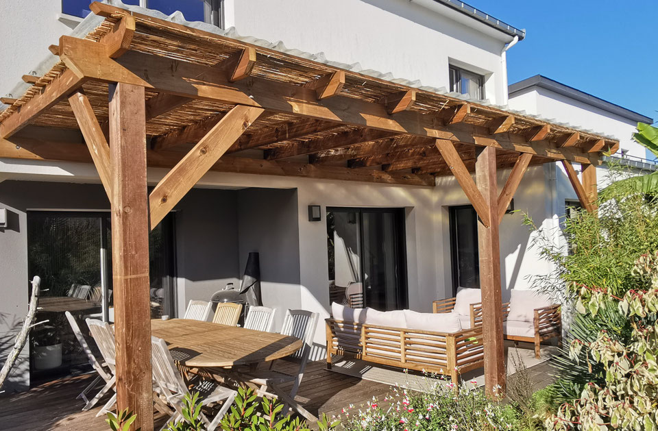 Pergola adossee douglas