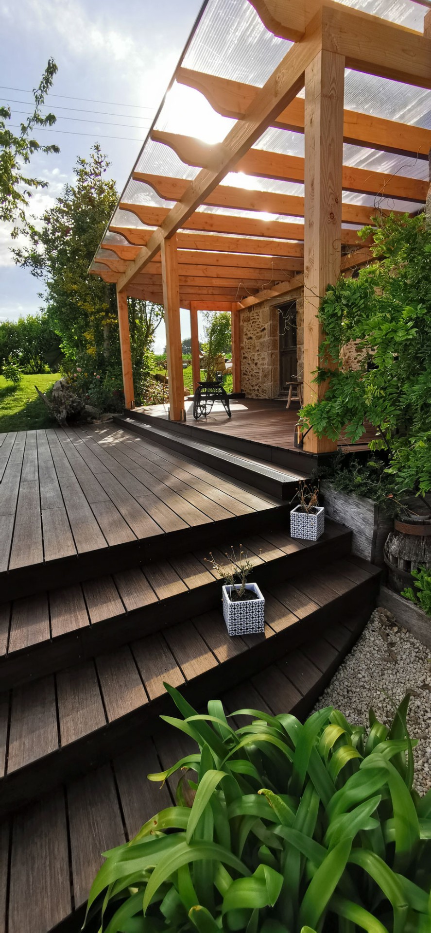 Pergola polycarbonate