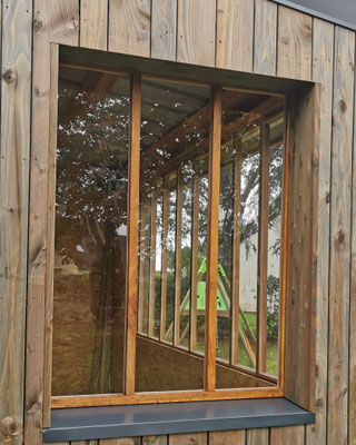 Fenetre bois & bardage douglas