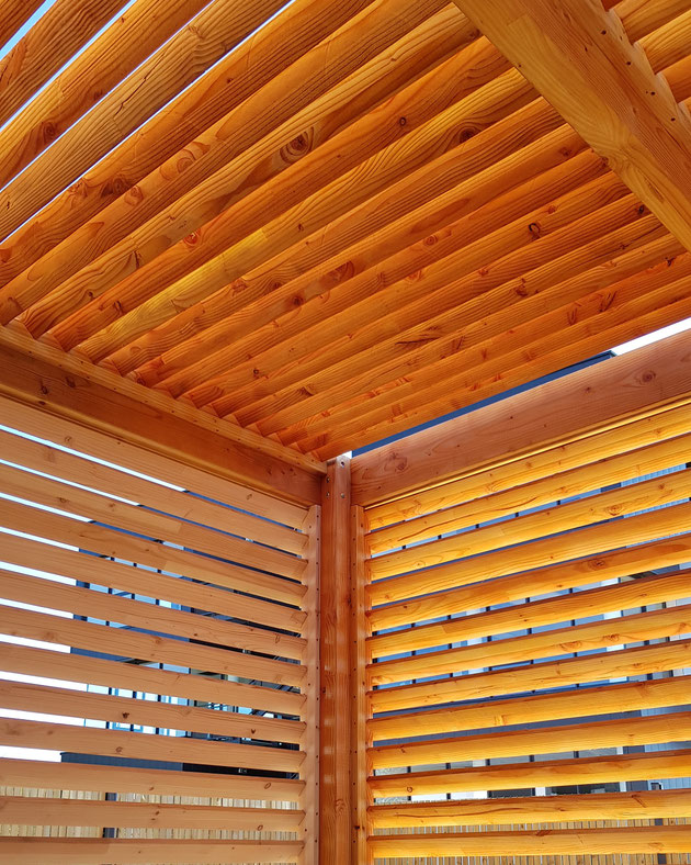 Pergola bois a Pacé